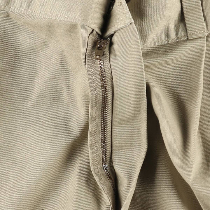 Dickies two-pleat work shorts, men's size W38 (approx.) unclear Beige type Vintage Second Hand