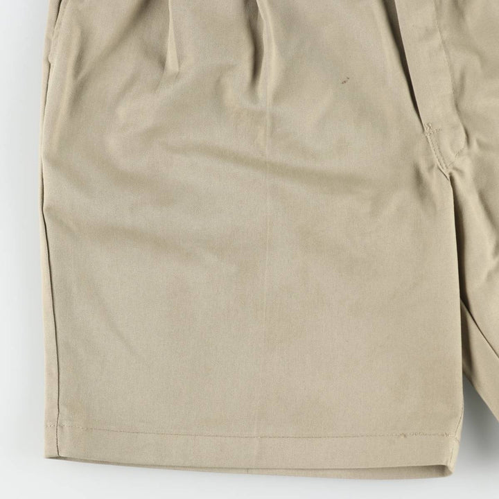 Dickies two-pleat work shorts, men's size W38 (approx.) unclear Beige type Vintage Second Hand