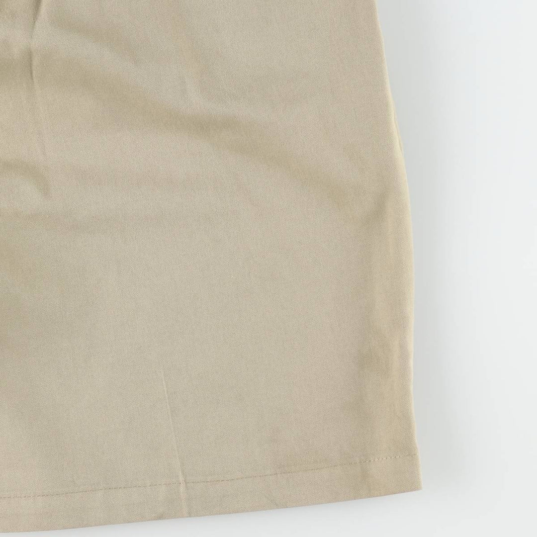 Dickies two-pleat work shorts, men's size W38 (approx.) unclear Beige type Vintage Second Hand