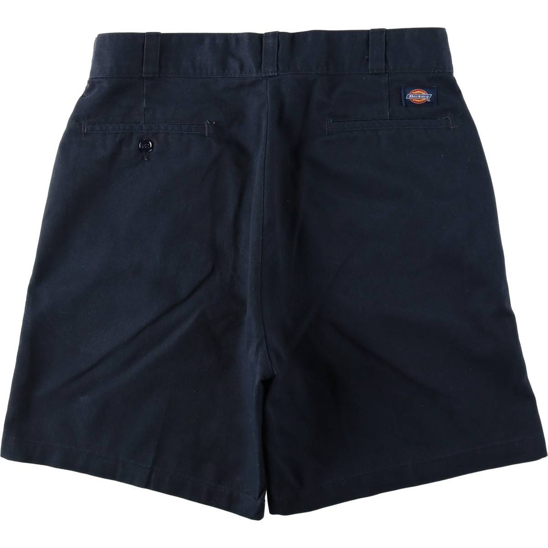 Dickies Work Shorts Shorts Men's W34 equivalent polyester navy blue type Vintage Second Hand