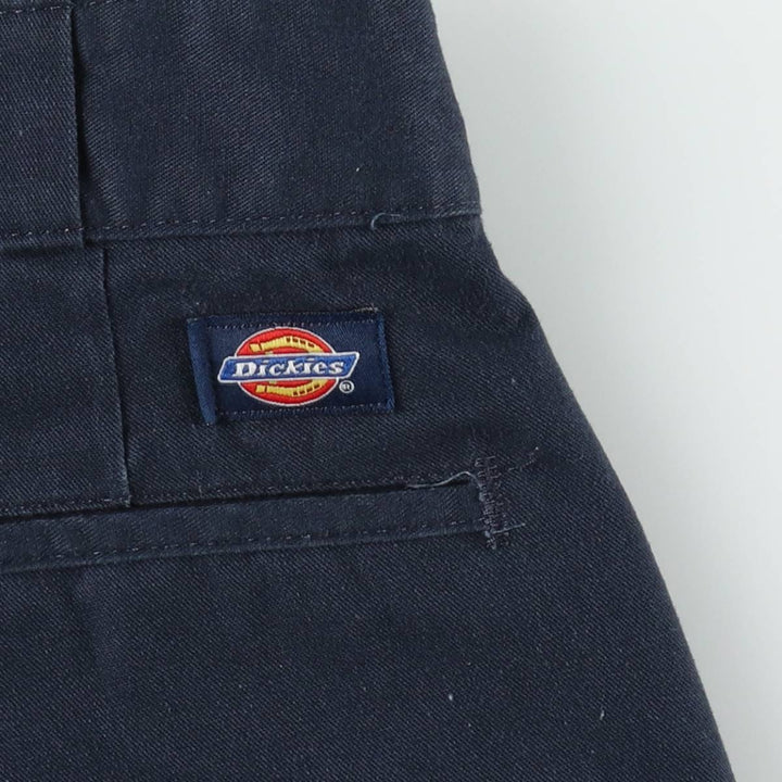 Dickies Work Shorts Shorts Men's W34 equivalent polyester navy blue type Vintage Second Hand