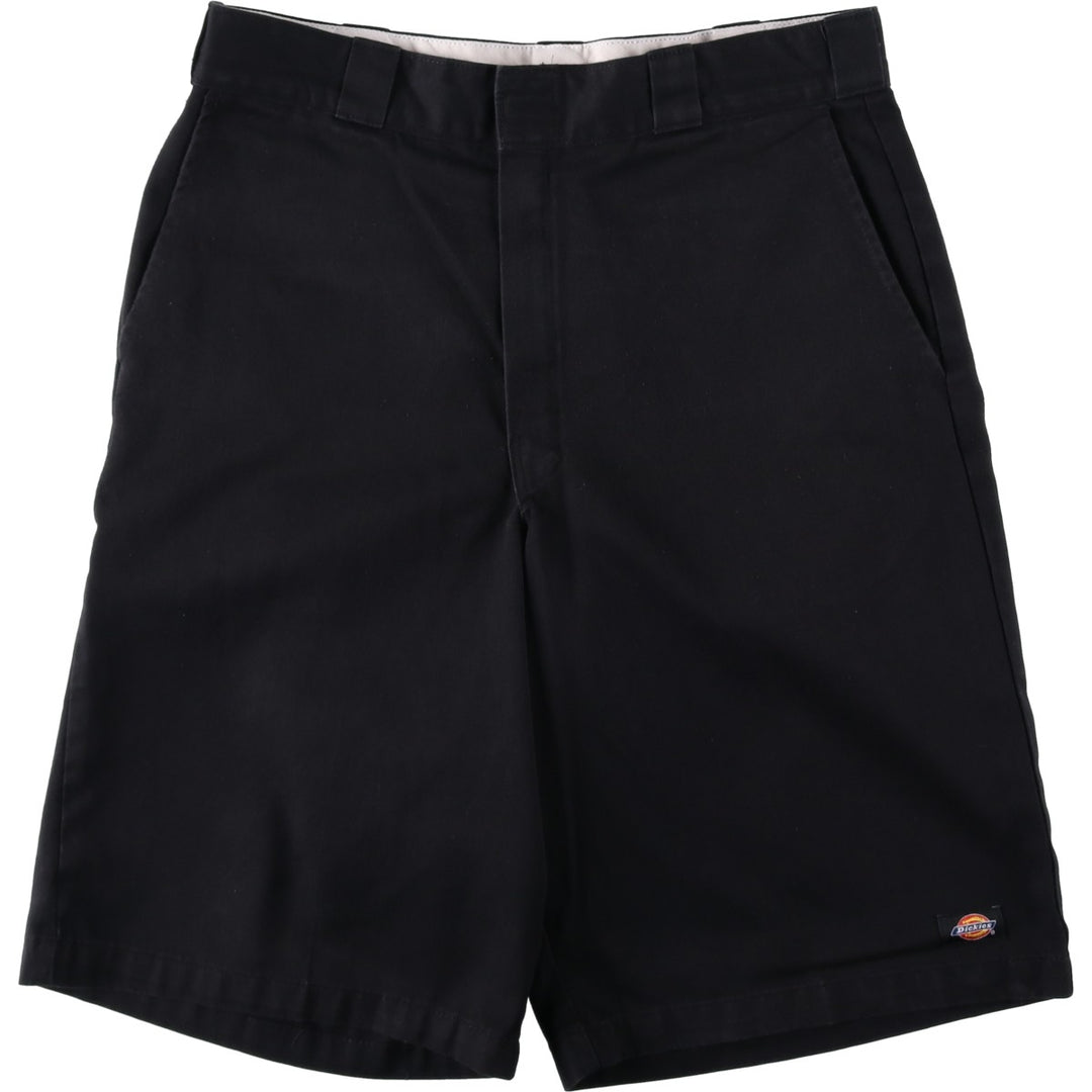 Dickies Loose Fit Work Shorts, Half Pants, Men's, W34 equivalent polyester black type Vintage Second Hand