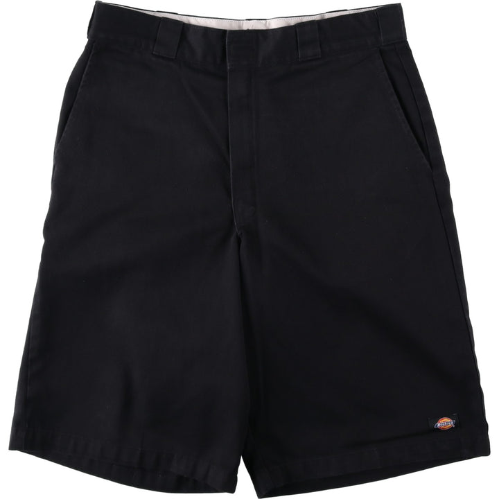 Dickies Loose Fit Work Shorts, Half Pants, Men's, W34 equivalent polyester black type Vintage Second Hand
