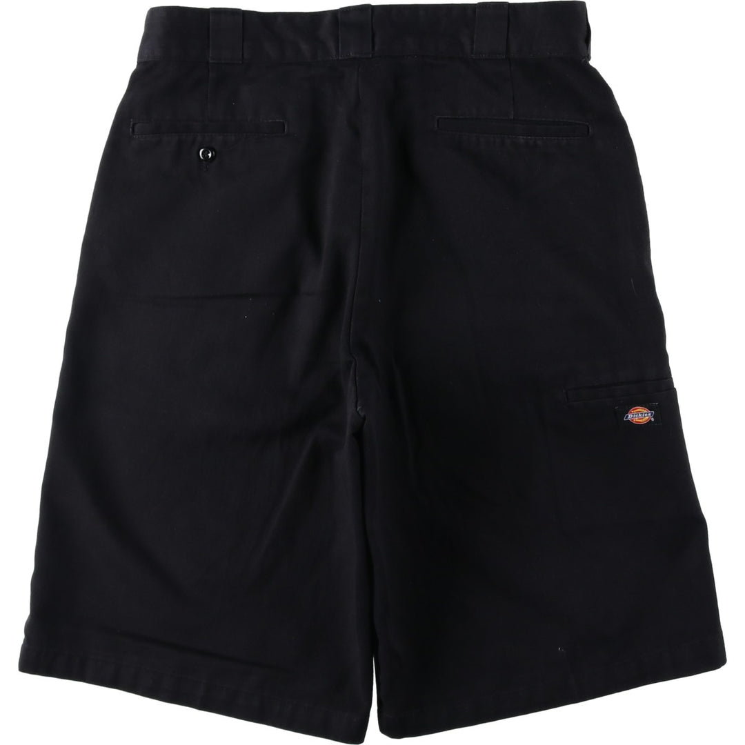 Dickies Loose Fit Work Shorts, Half Pants, Men's, W34 equivalent polyester black type Vintage Second Hand