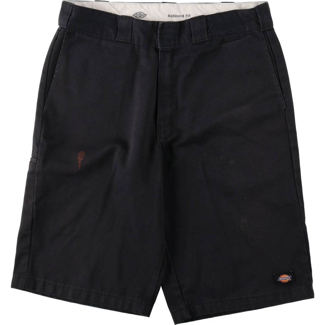Dickies Relaxed Fit Work Shorts, Half Pants, Men's, W33 equivalent polyester black type Vintage Second Hand
