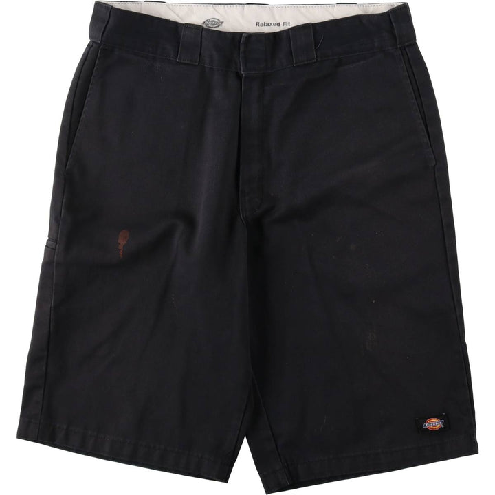 Dickies Relaxed Fit Work Shorts, Half Pants, Men's, W33 equivalent polyester black type Vintage Second Hand