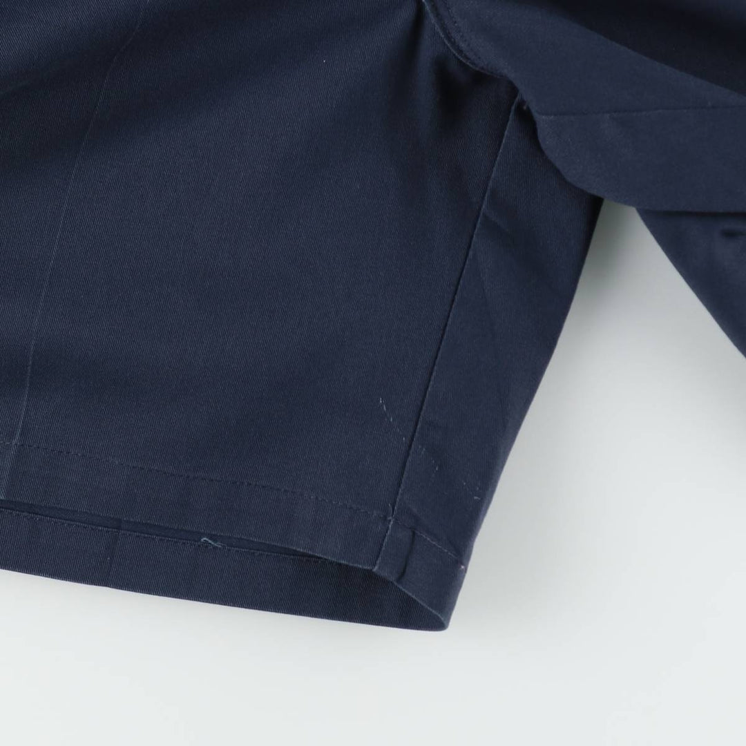 90'S Dickies Work Shorts, Made in USA, Men's, Size W36, Vintage polyester navy blue type Vintage Second Hand