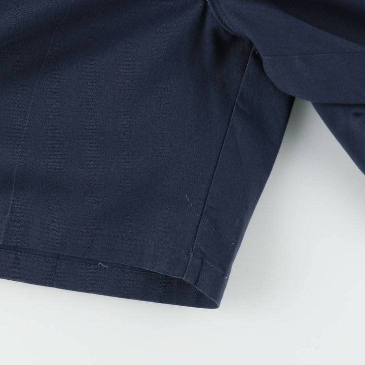 90'S Dickies Work Shorts, Made in USA, Men's, Size W36, Vintage polyester navy blue type Vintage Second Hand