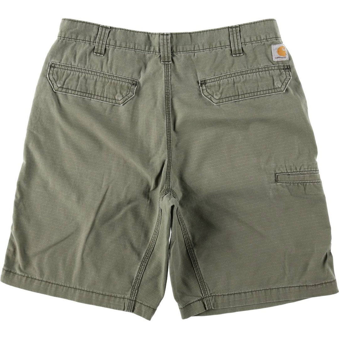 Carhartt Relaxed Fit Ripstop Work Shorts (Men's W36 equivalent) cotton Khaki type Vintage Second Hand