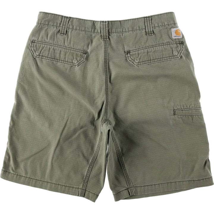 Carhartt Relaxed Fit Ripstop Work Shorts (Men's W36 equivalent) cotton Khaki type Vintage Second Hand