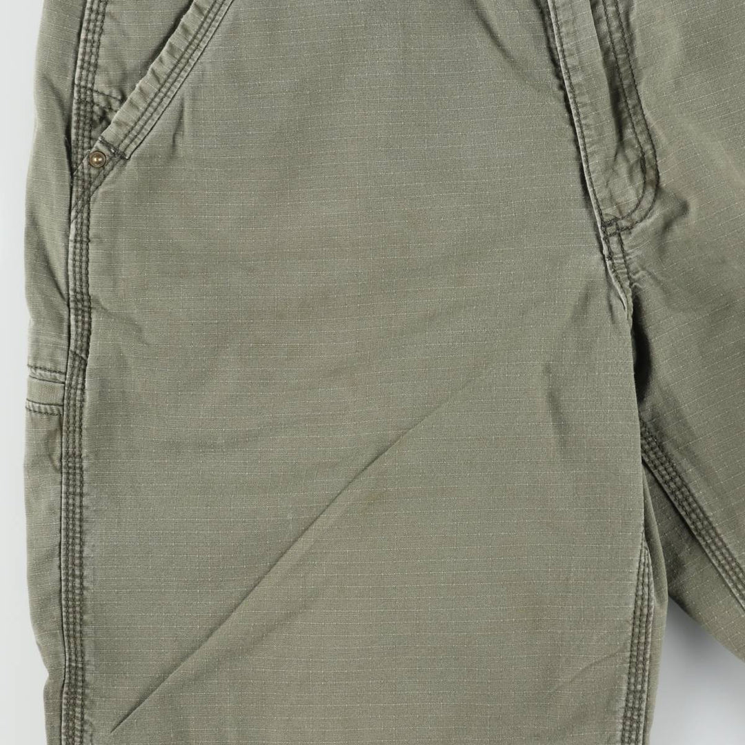 Carhartt Relaxed Fit Ripstop Work Shorts (Men's W36 equivalent) cotton Khaki type Vintage Second Hand