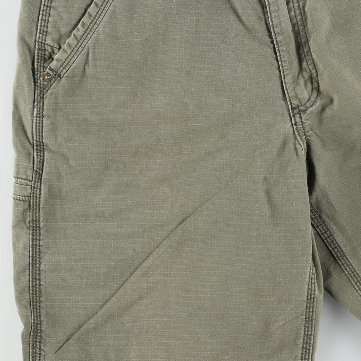 Carhartt Relaxed Fit Ripstop Work Shorts (Men's W36 equivalent) cotton Khaki type Vintage Second Hand