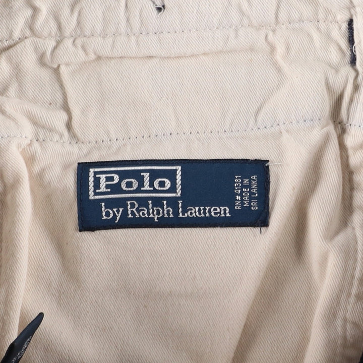 Ralph Lauren POLO by Ralph Lauren Check Pattern Cotton Shorts, Men's Size W37 cotton navy blue type Vintage Second Hand