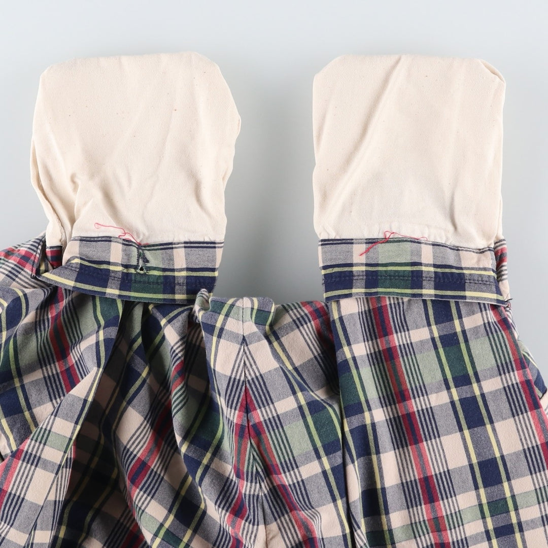 Ralph Lauren POLO by Ralph Lauren Check Pattern Cotton Shorts, Men's Size W37 cotton navy blue type Vintage Second Hand