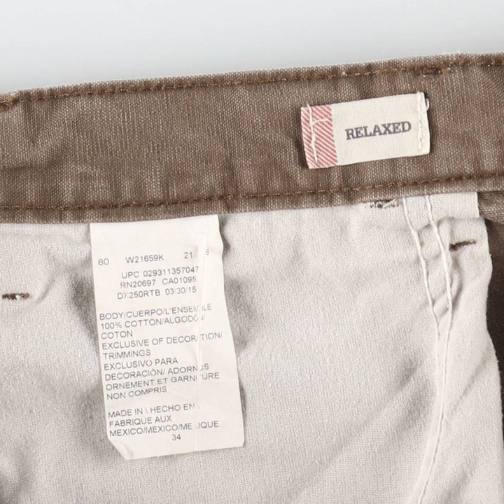 Dickies Relaxed Duck Painter Shorts, Men's, Size W36 cotton brown type Vintage Second Hand