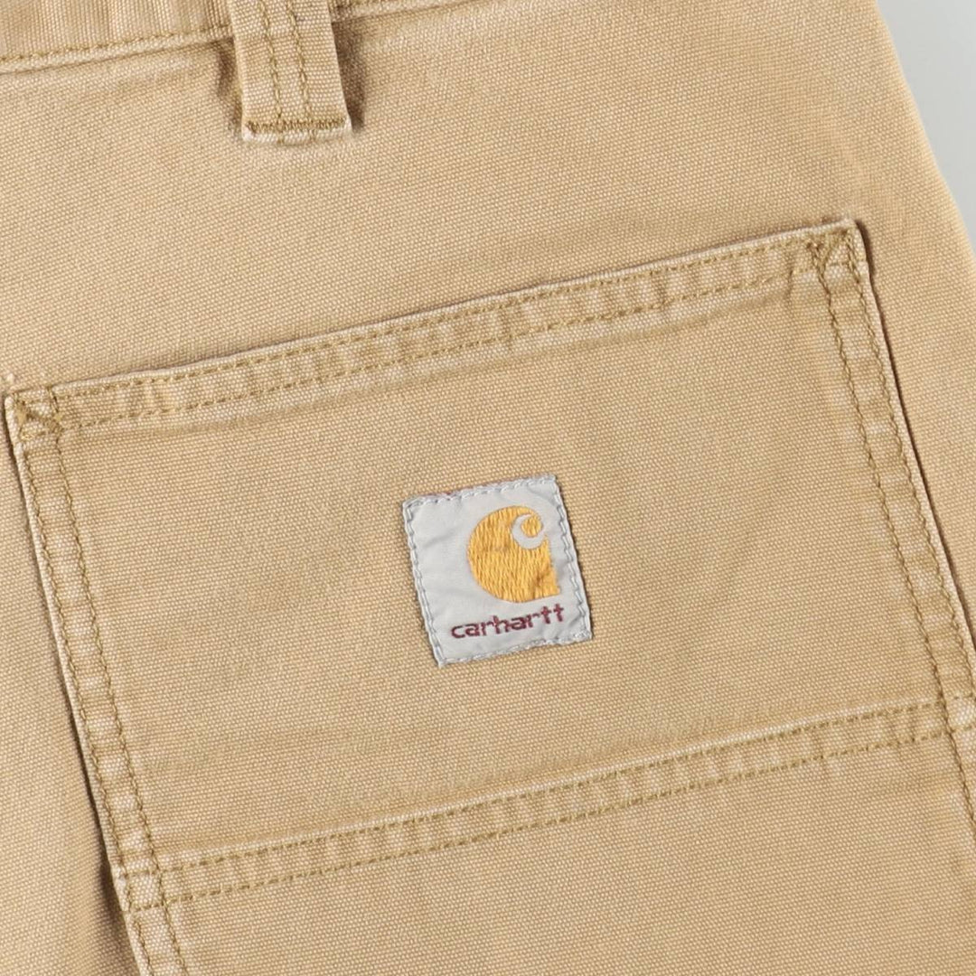 Carhartt Relaxed Fit Duck Painter Shorts, Men's W37 cotton Beige type Vintage Second Hand