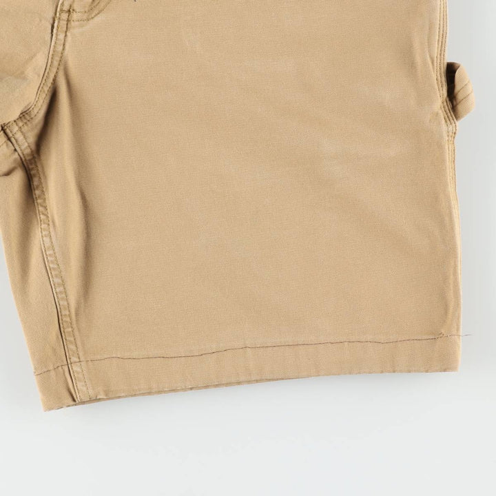 Carhartt Relaxed Fit Duck Painter Shorts, Men's W37 cotton Beige type Vintage Second Hand