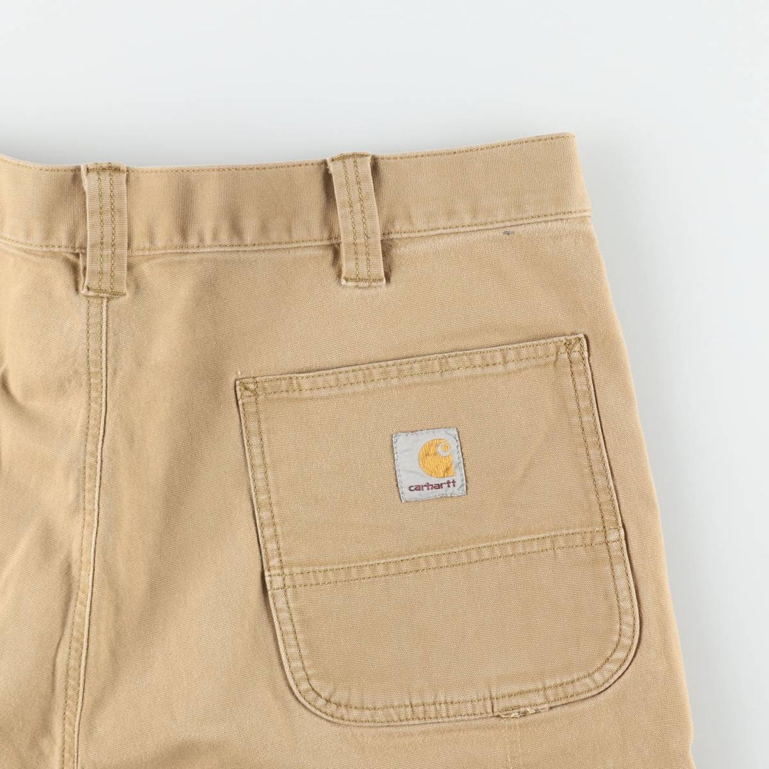 Carhartt Relaxed Fit Duck Painter Shorts, Men's W37 cotton Beige type Vintage Second Hand