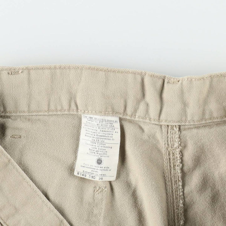 00'S Carhartt Duck Painter Shorts, Men's, W35 cotton Beige type Vintage Second Hand