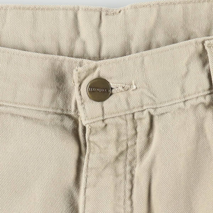 00'S Carhartt Duck Painter Shorts, Men's, W35 cotton Beige type Vintage Second Hand