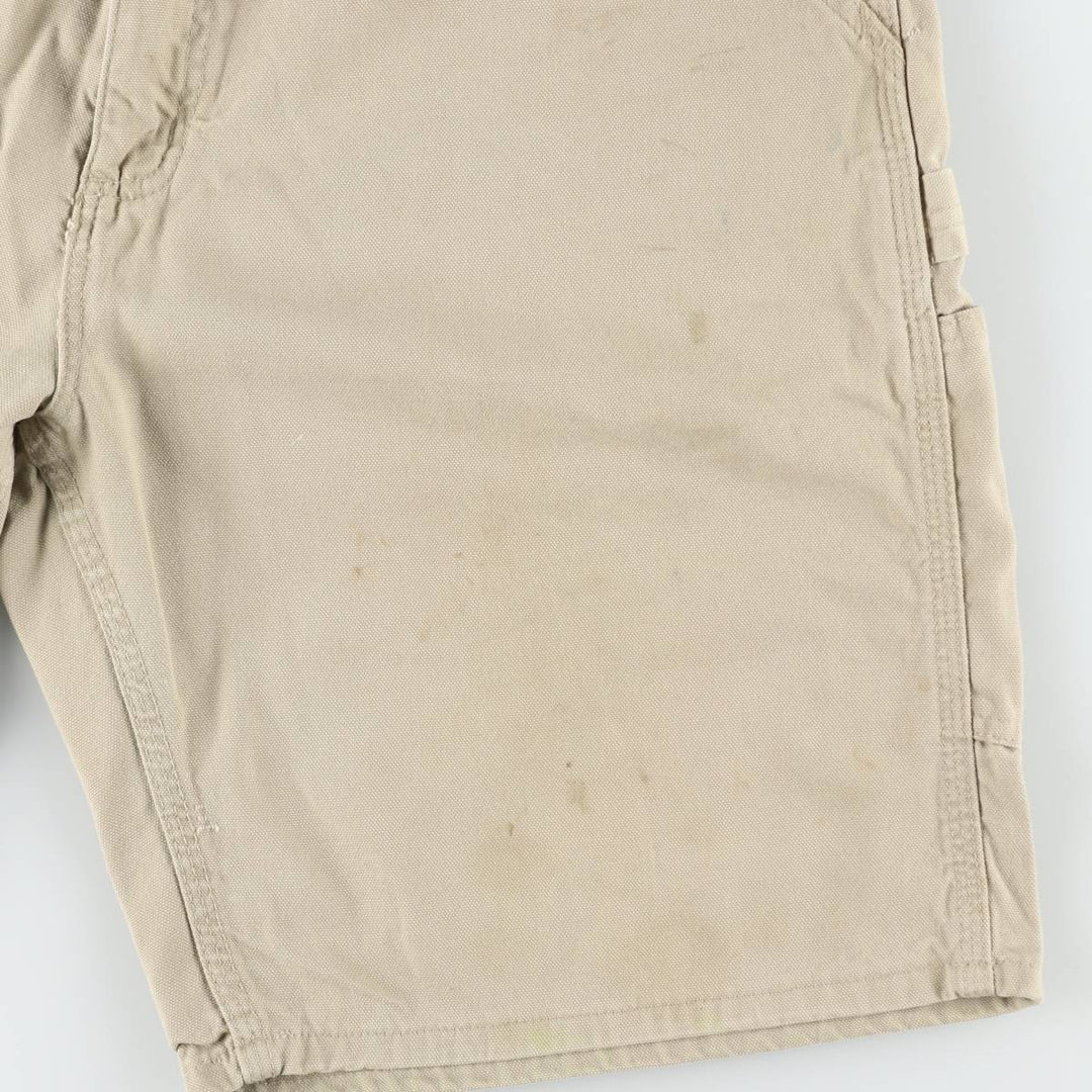00'S Carhartt Duck Painter Shorts, Men's, W35 cotton Beige type Vintage Second Hand