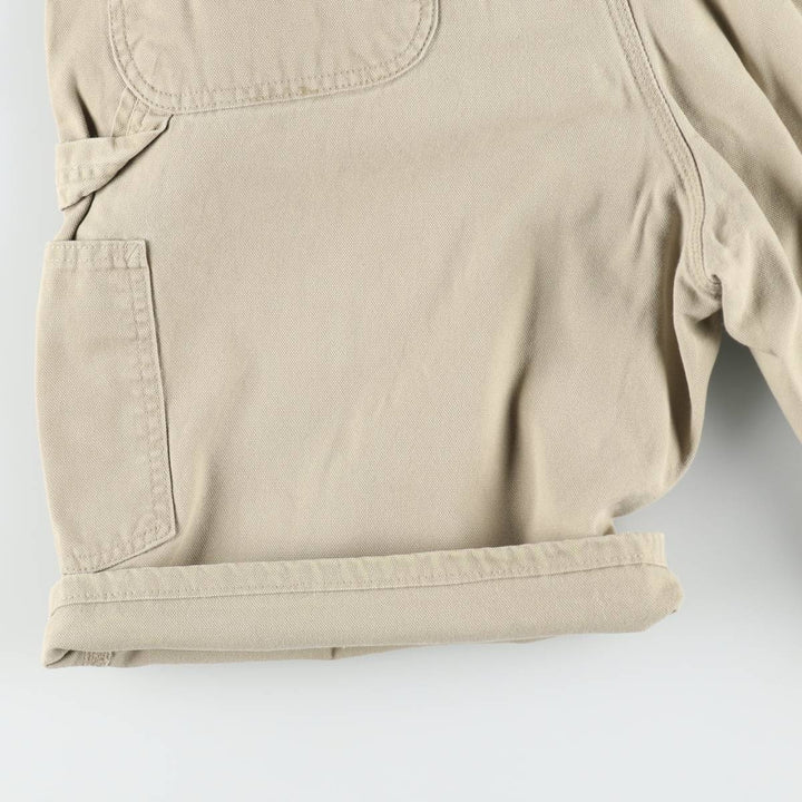 00'S Carhartt Duck Painter Shorts, Men's, W35 cotton Beige type Vintage Second Hand
