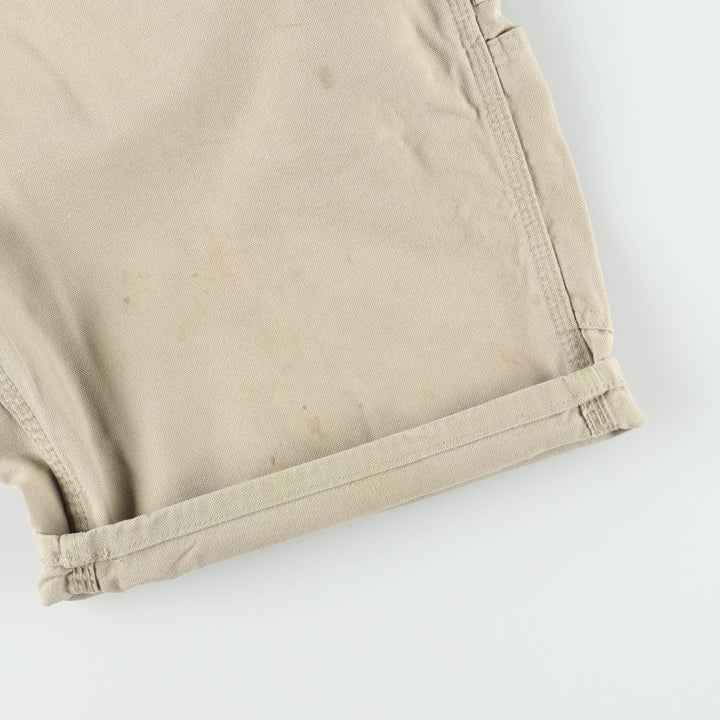 00'S Carhartt Duck Painter Shorts, Men's, W35 cotton Beige type Vintage Second Hand