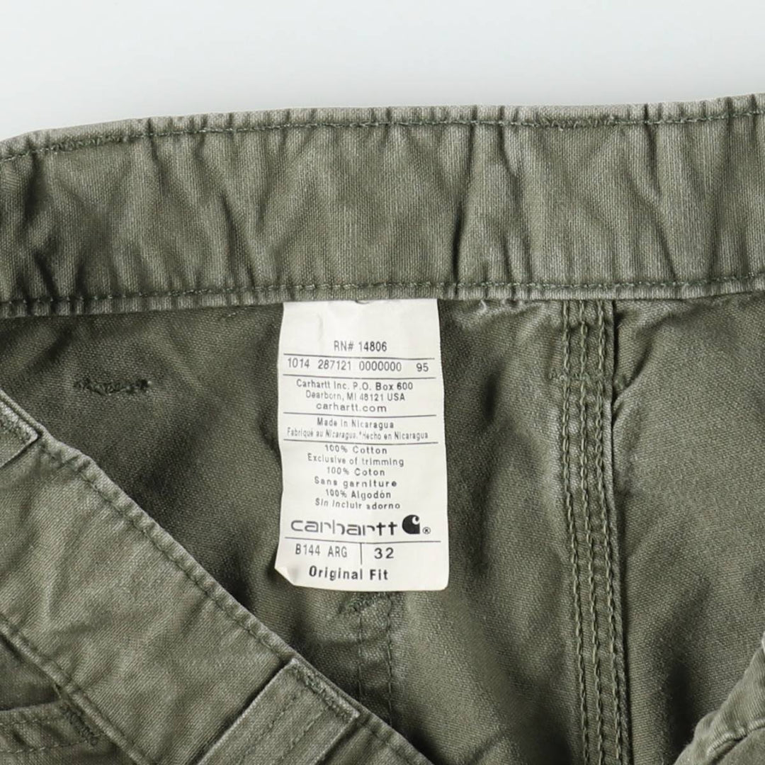 Carhartt Original Fit Duck Painter Shorts, Men's Size W30 cotton Khaki type Vintage Second Hand