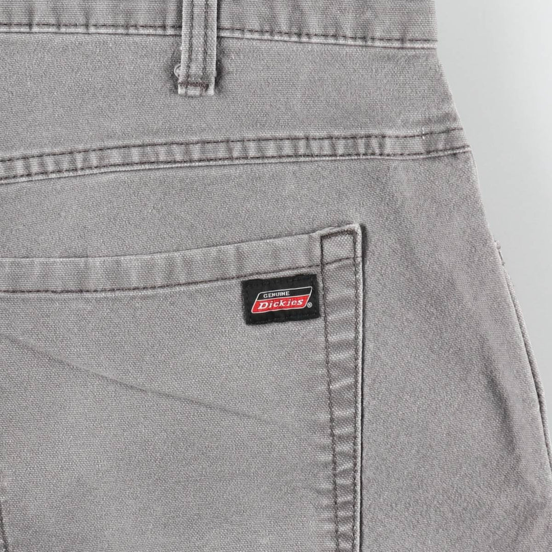 Dickies denim shorts, men's size W37 (approx.) cotton gray type Vintage Second Hand