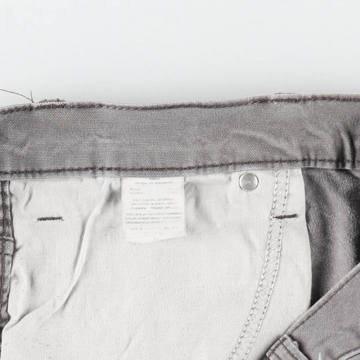 Dickies denim shorts, men's size W37 (approx.) cotton gray type Vintage Second Hand