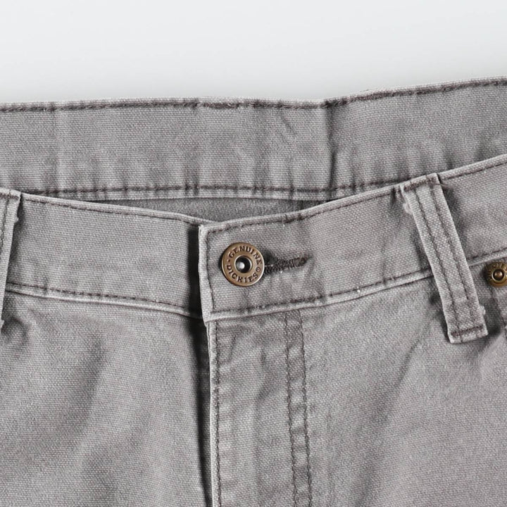 Dickies denim shorts, men's size W37 (approx.) cotton gray type Vintage Second Hand