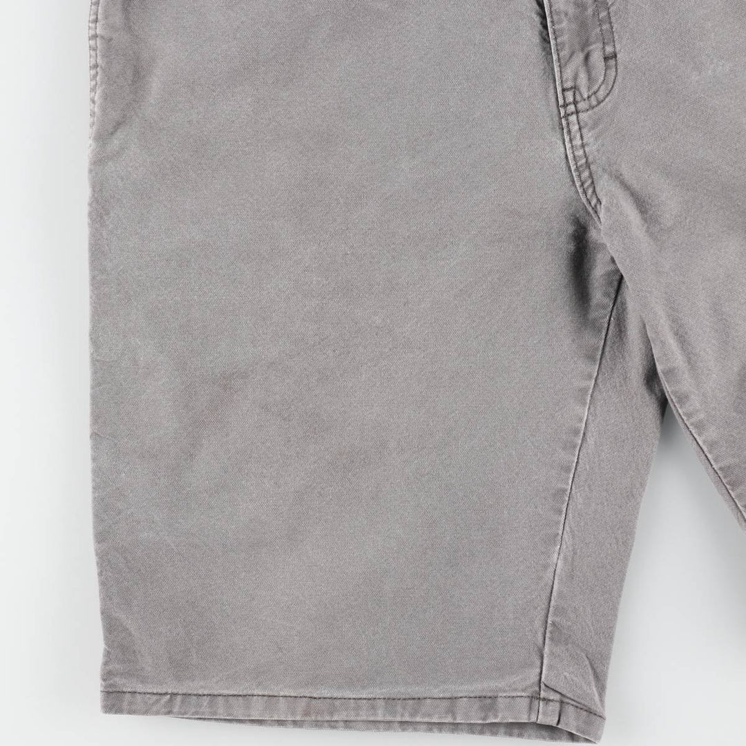 Dickies denim shorts, men's size W37 (approx.) cotton gray type Vintage Second Hand