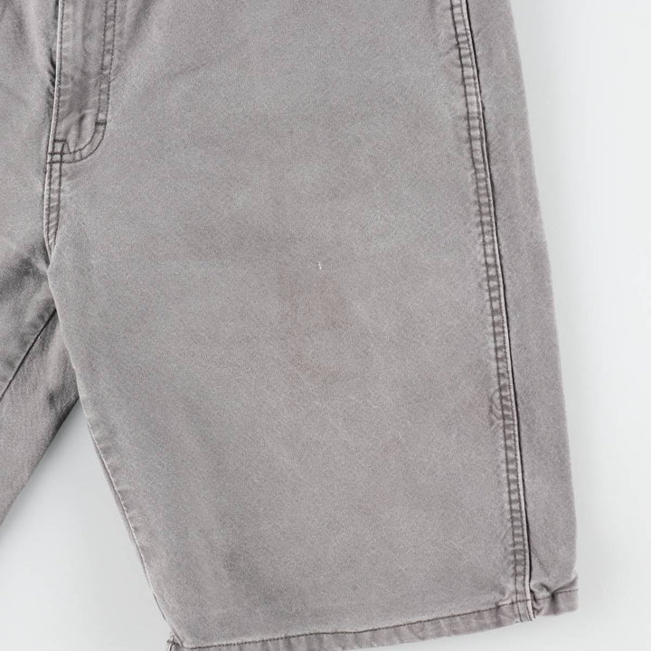 Dickies denim shorts, men's size W37 (approx.) cotton gray type Vintage Second Hand