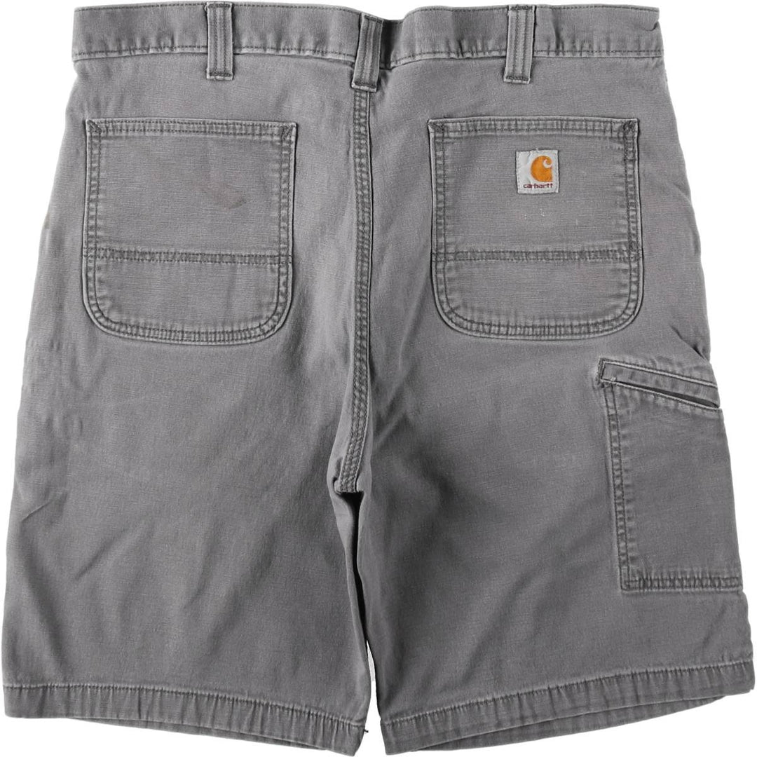 Carhartt Duck Work Shorts, Short Pants, Men's, W36 cotton gray type Vintage Second Hand