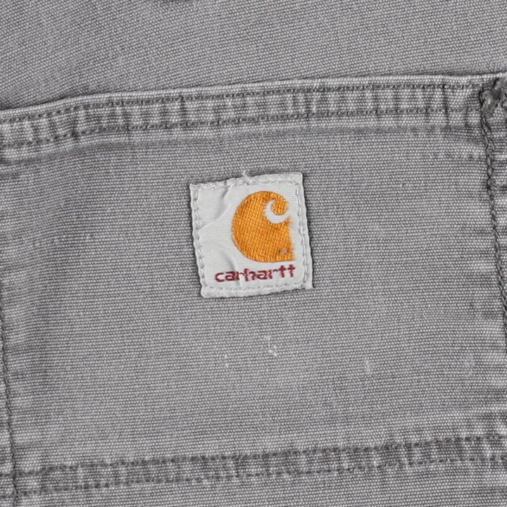 Carhartt Duck Work Shorts, Short Pants, Men's, W36 cotton gray type Vintage Second Hand