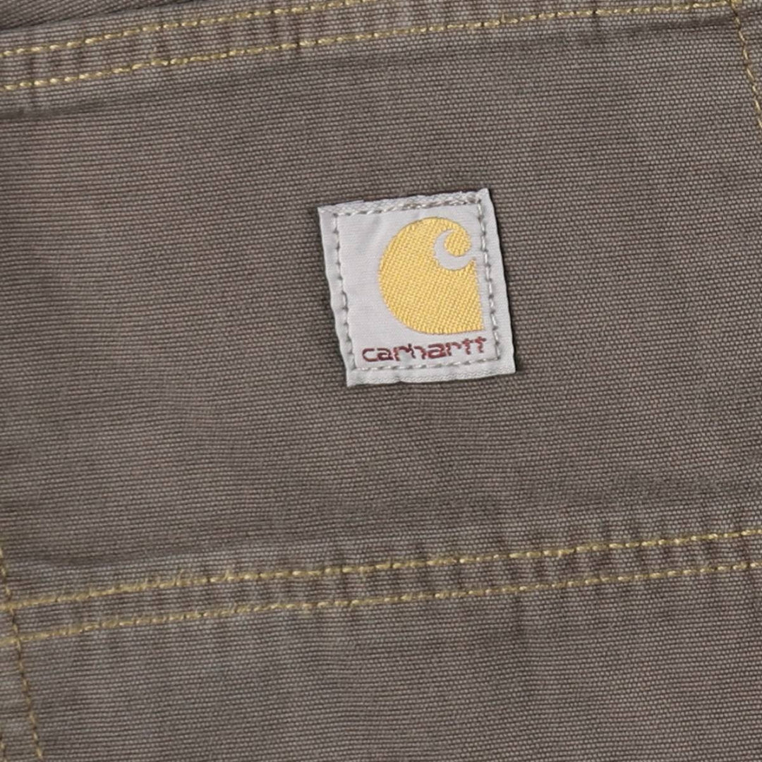 Carhartt Relaxed Fit Duck Work Shorts, Short Pants, Men's, W32 equivalent cotton brown type Vintage Second Hand