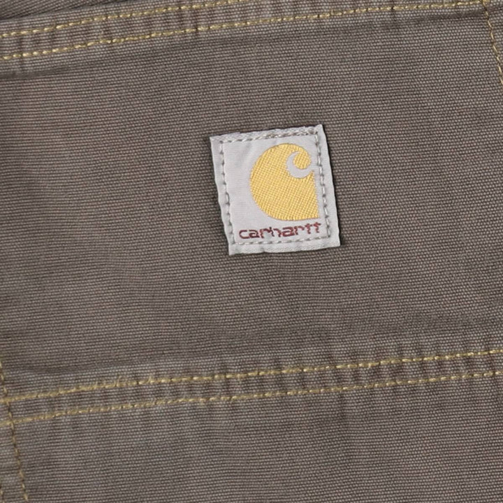 Carhartt Relaxed Fit Duck Work Shorts, Short Pants, Men's, W32 equivalent cotton brown type Vintage Second Hand