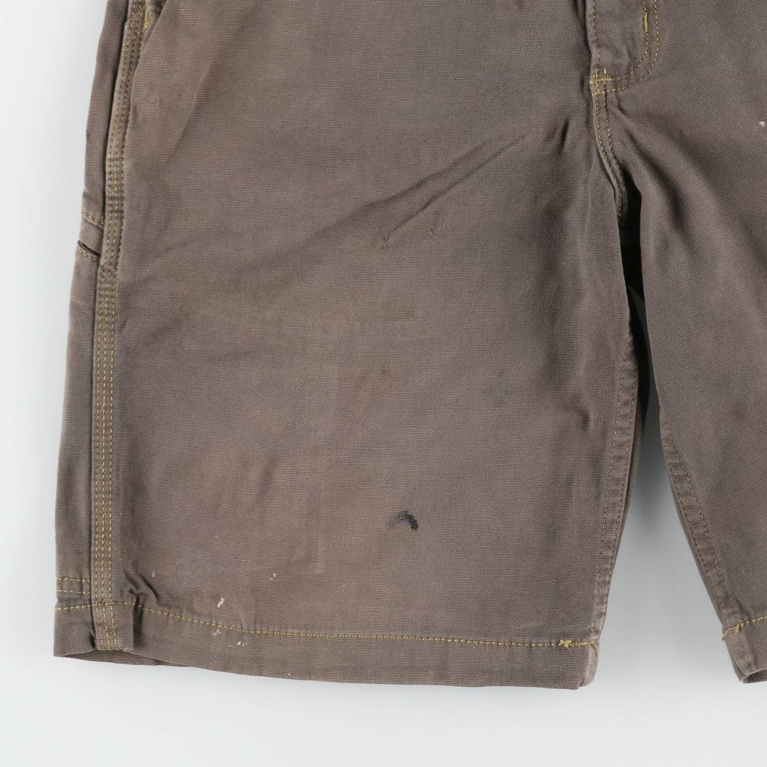 Carhartt Relaxed Fit Duck Work Shorts, Short Pants, Men's, W32 equivalent cotton brown type Vintage Second Hand