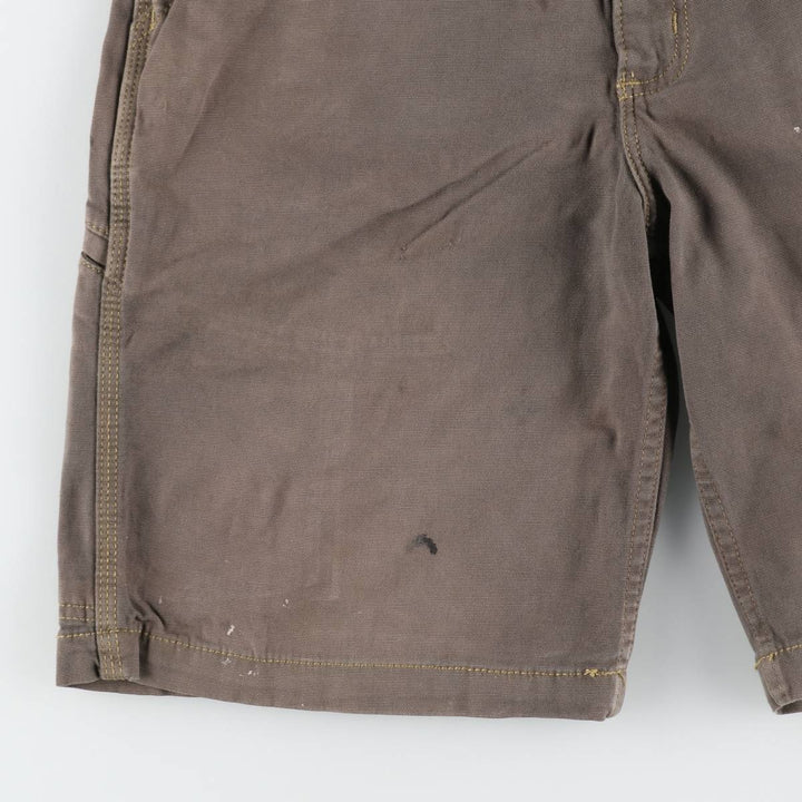 Carhartt Relaxed Fit Duck Work Shorts, Short Pants, Men's, W32 equivalent cotton brown type Vintage Second Hand