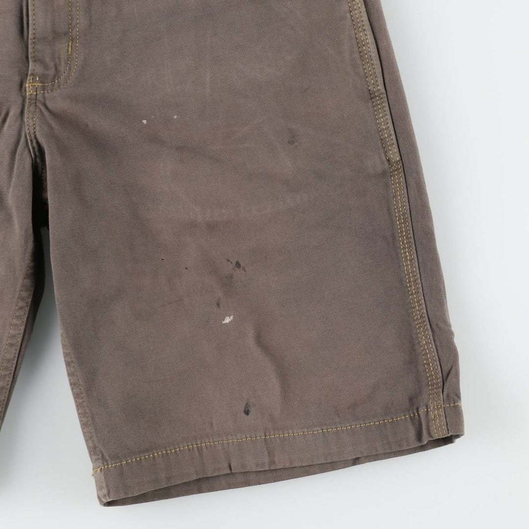 Carhartt Relaxed Fit Duck Work Shorts, Short Pants, Men's, W32 equivalent cotton brown type Vintage Second Hand