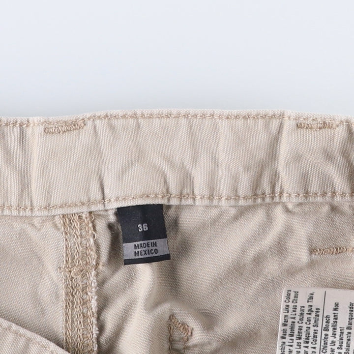 Carhartt Loose Fit Duck Canvas Painter Shorts (Men's W34 equivalent) cotton Beige type Vintage Second Hand