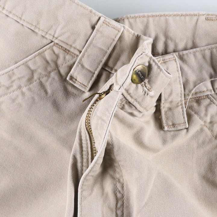 Carhartt Loose Fit Duck Canvas Painter Shorts (Men's W34 equivalent) cotton Beige type Vintage Second Hand