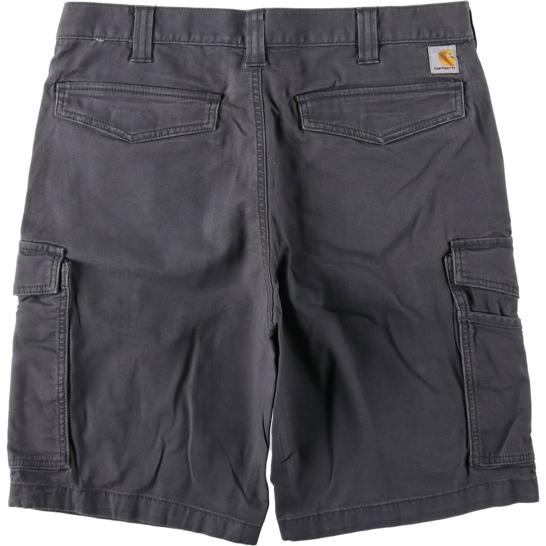 Carhartt Relaxed Fit Duck Cargo Shorts, Men's, W36 unclear Charcoal Vintage Second Hand