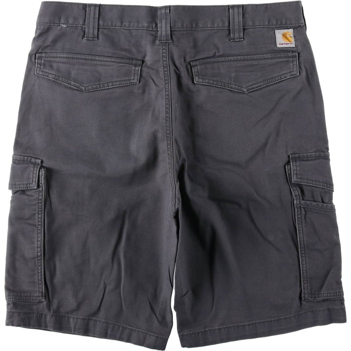 Carhartt Relaxed Fit Duck Cargo Shorts, Men's, W36 unclear Charcoal Vintage Second Hand