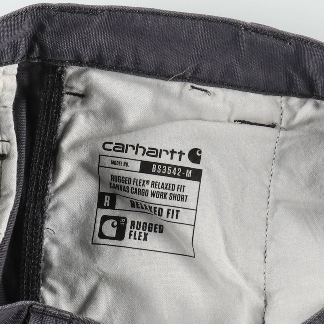 Carhartt Relaxed Fit Duck Cargo Shorts, Men's, W36 unclear Charcoal Vintage Second Hand
