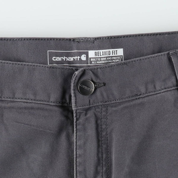 Carhartt Relaxed Fit Duck Cargo Shorts, Men's, W36 unclear Charcoal Vintage Second Hand