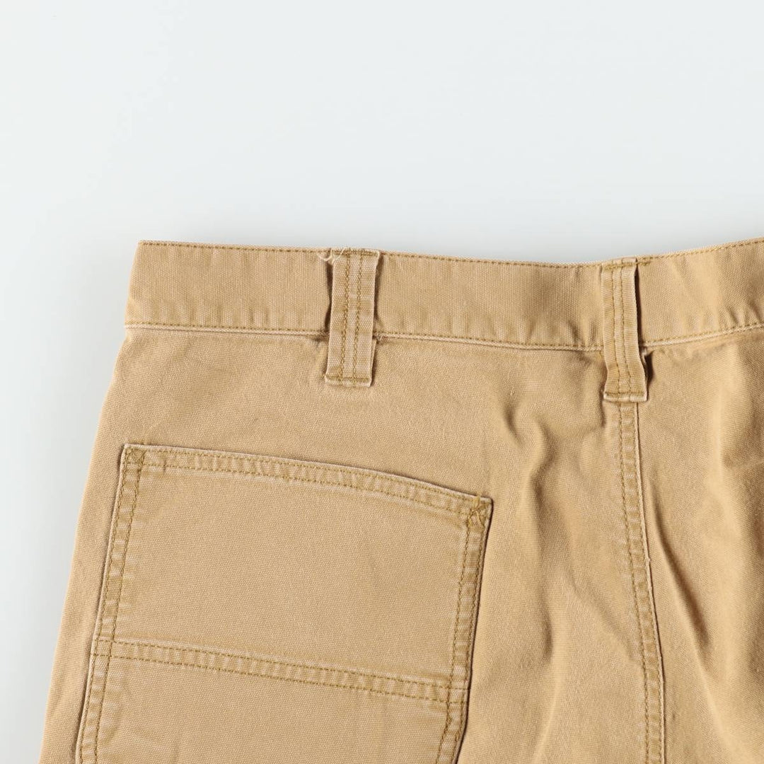 Carhartt Relaxed Fit Duck Canvas Painter Shorts (Men's W38 equivalent) cotton Beige type Vintage Second Hand