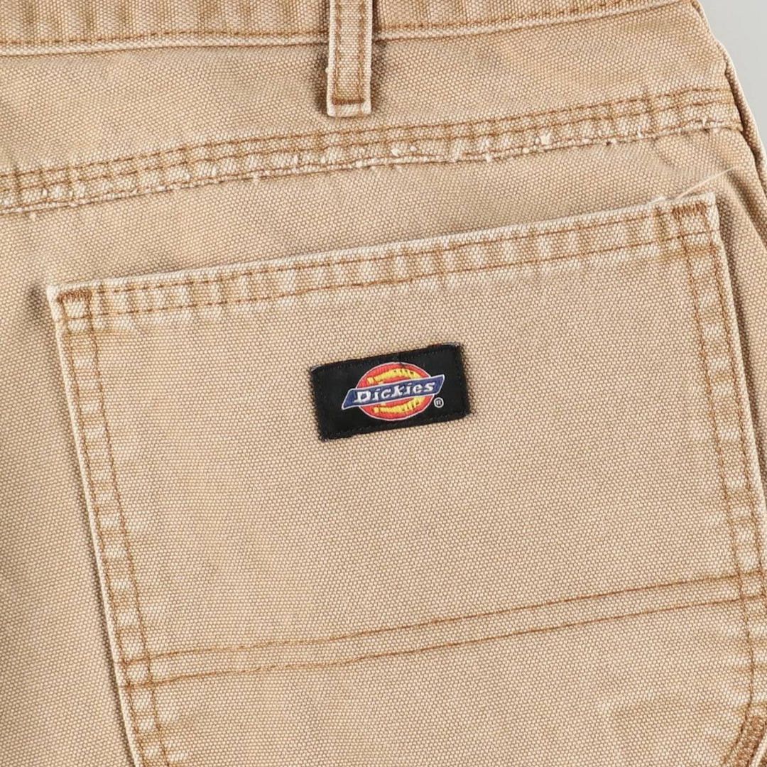 Dickies Duck Painter Shorts, Half Pants, Men's, W38 equivalent cotton Beige type Vintage Second Hand