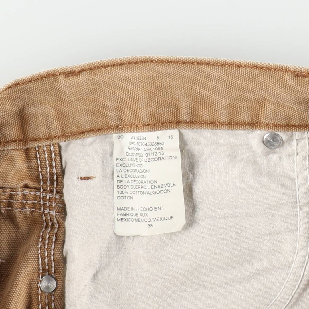 Dickies Duck Painter Shorts, Half Pants, Men's, W38 equivalent cotton Beige type Vintage Second Hand