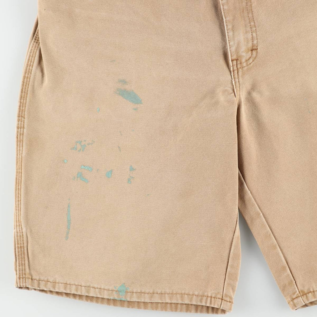 Dickies Duck Painter Shorts, Half Pants, Men's, W38 equivalent cotton Beige type Vintage Second Hand